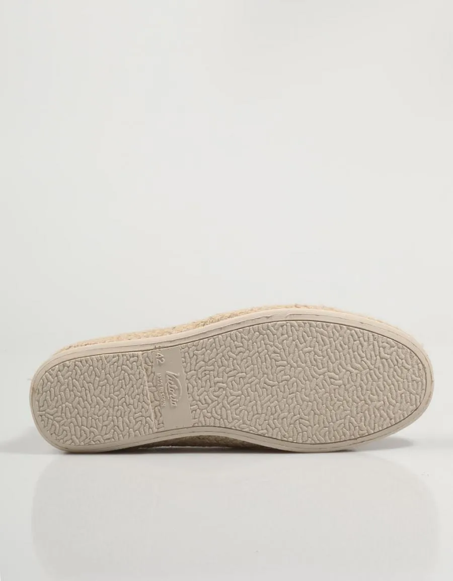 BAMBA 5200156 Leather Espadrilles in Cuero 82534