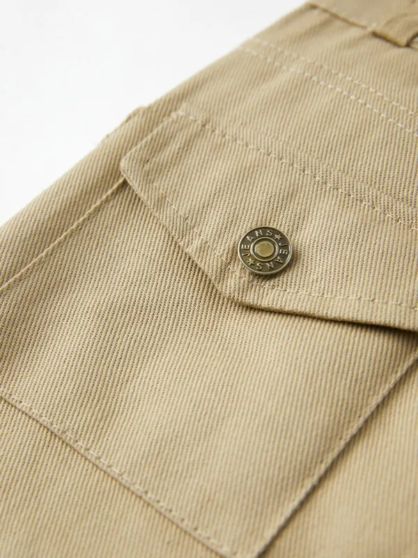 Khaki Cargo Skirt - Street