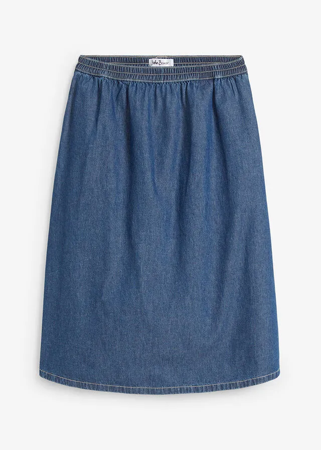 Dark Blue Denim Skirt