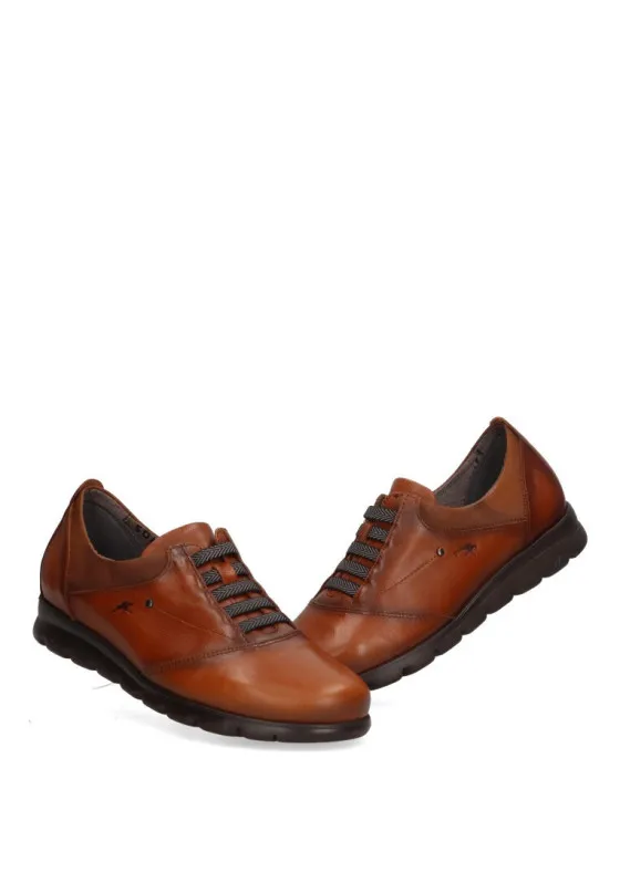 Fluchos Men's Leather Bluchers F0354 in Brown.