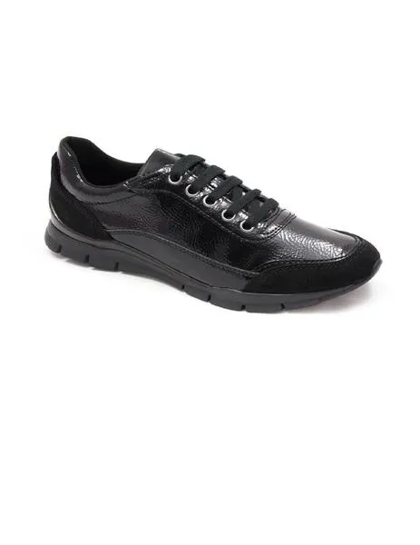 Geox Sukie B Black Sneakers.