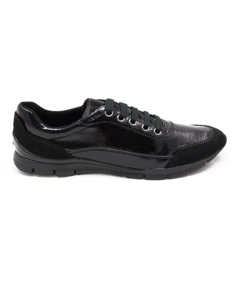 Geox Sukie B Black Sneakers.