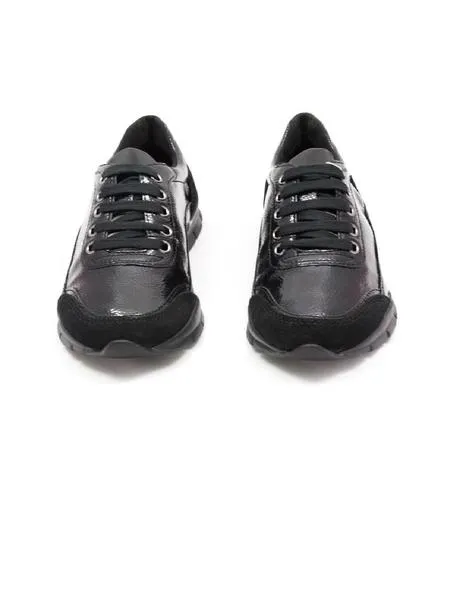 Geox Sukie B Black Sneakers.