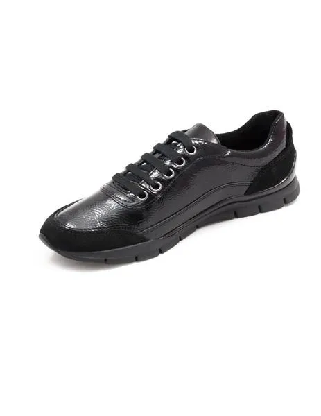 Geox Sukie B Black Sneakers.