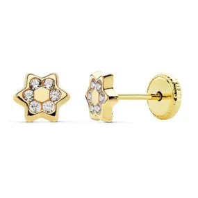 Gold Star Earrings