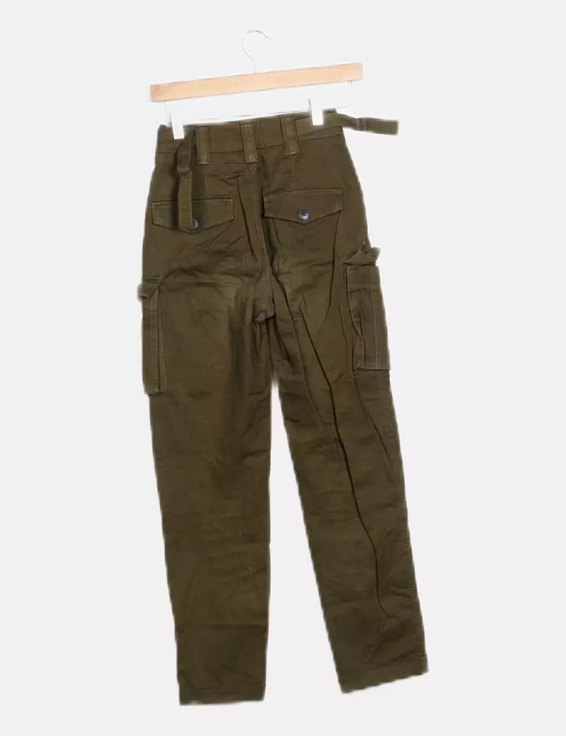 Green Jogger Pants Bershka