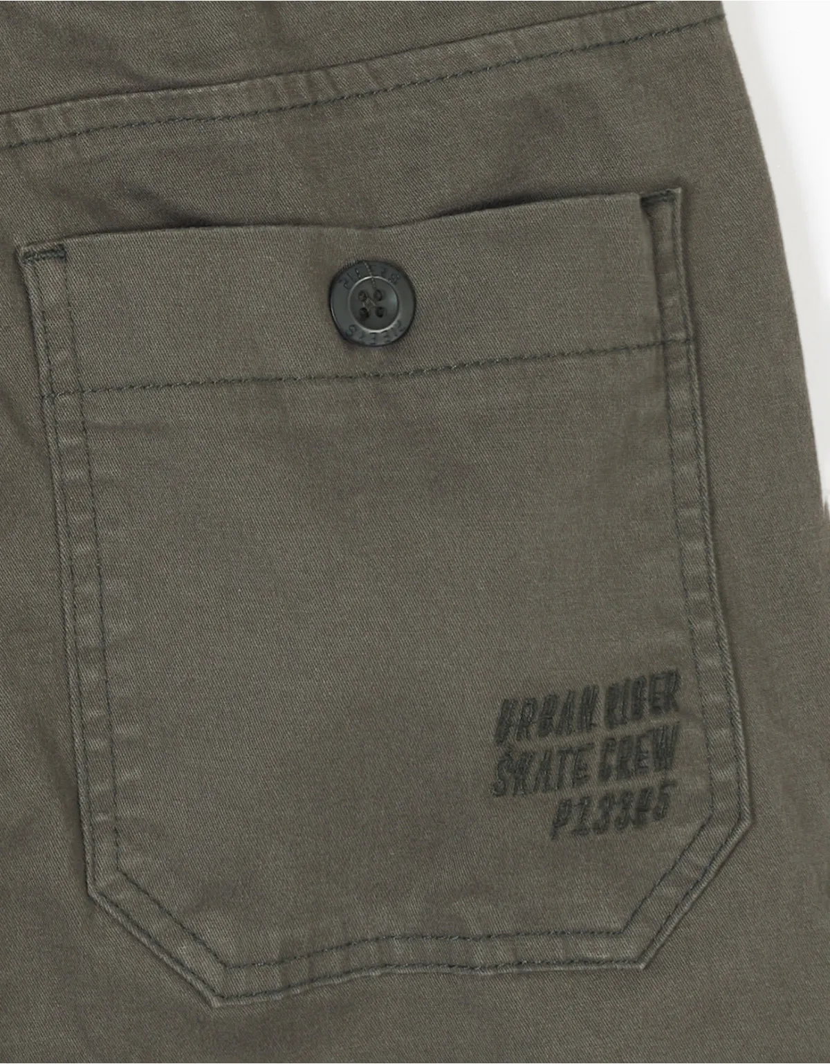 Green slim fit jogger pants