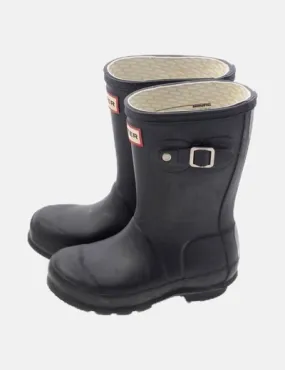 Glossy Black Hunter Boots