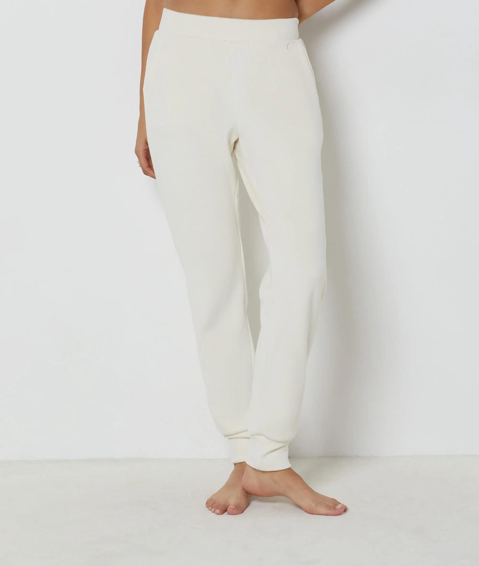 Jogger velvet pants Engel Ecru - ETAM