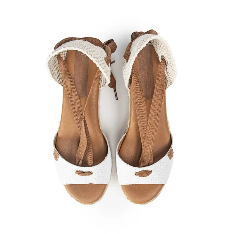 Low wedge Valdes snake white