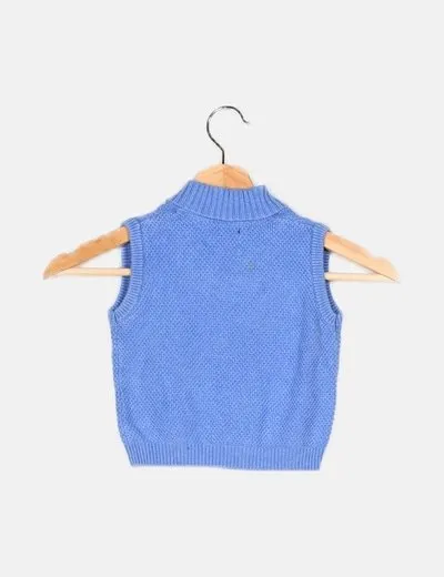 Blue Knit Mayoral Vest