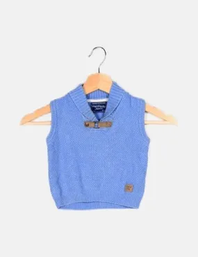 Blue Knit Mayoral Vest