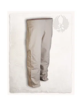 Medieval cotton cream trousers Niko model (128 cm.)