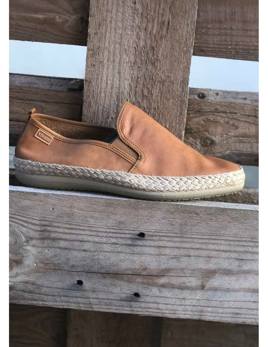 Men's Oregon Leather Espadrilles by Vivant