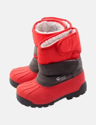 Bicolor snow boots for women