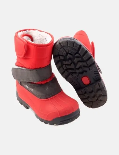 Bicolor snow boots for women