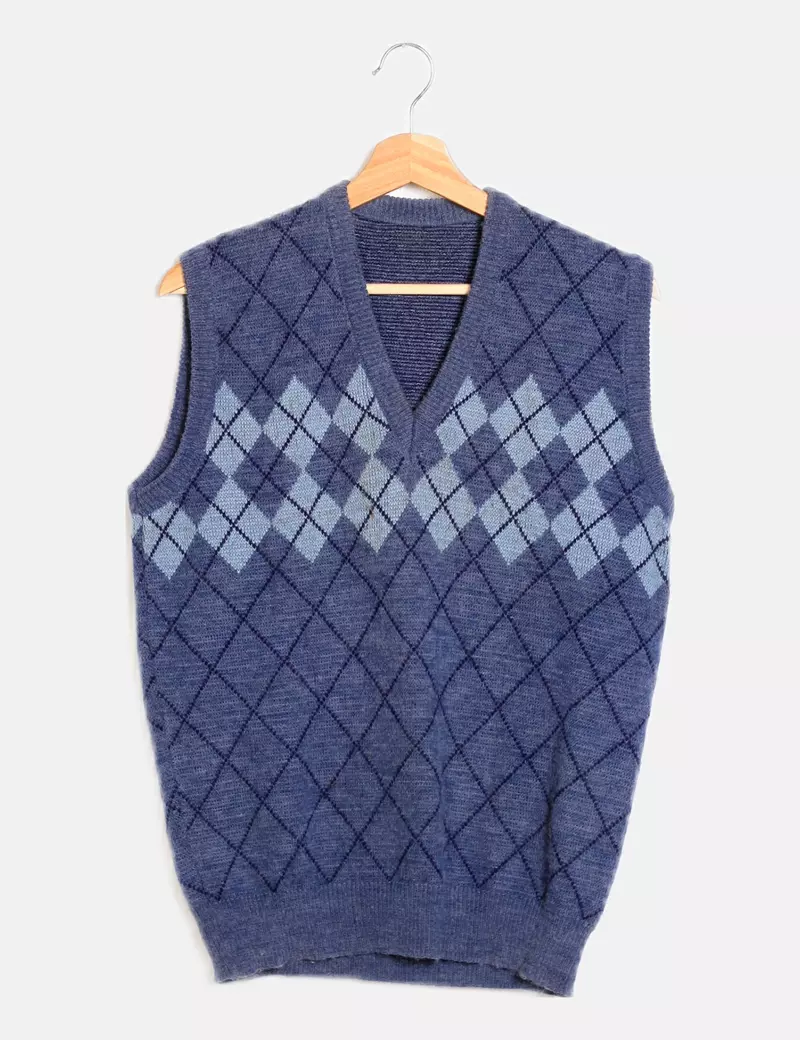 NoName Printed Blue Vest