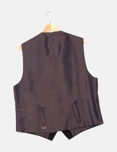 NoName Black Buttoned Vest