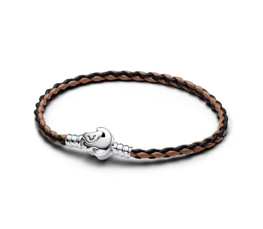 Pandora Lion King Disney Leather Braided Bracelet 593361C01