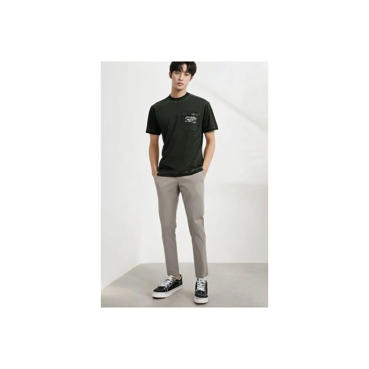 Greg Cotton Men's Grey Pants