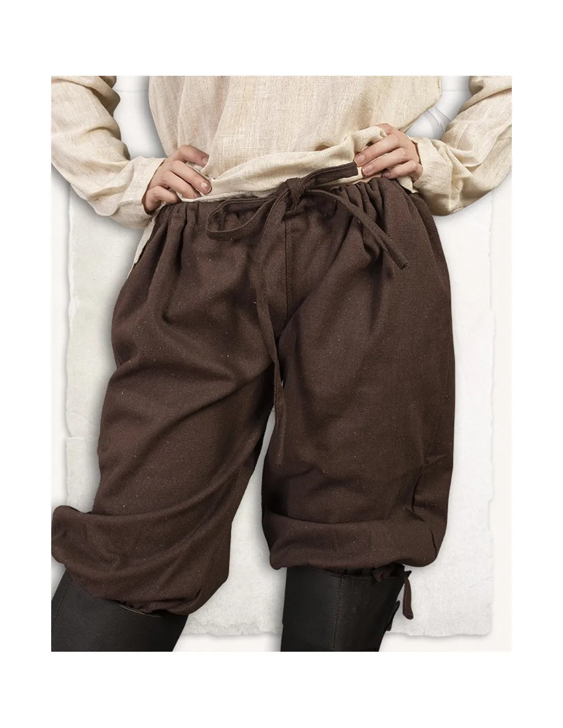 Medieval Cotton Ketill Model Brown Pants - Shop Now