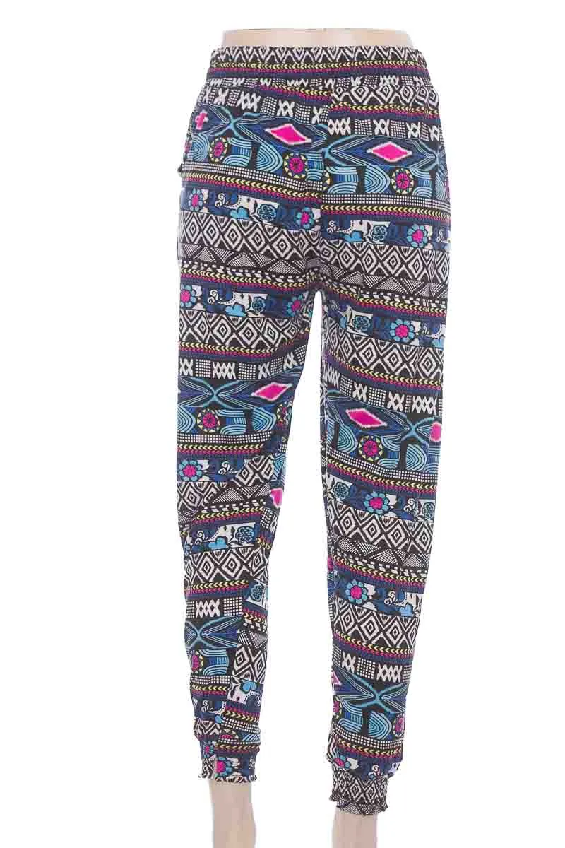 Printed Color Pants - On Sale