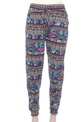 Printed Color Pants - On Sale