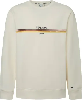 Pepe Jeans Men's Round Neck Logo Sweatshirt