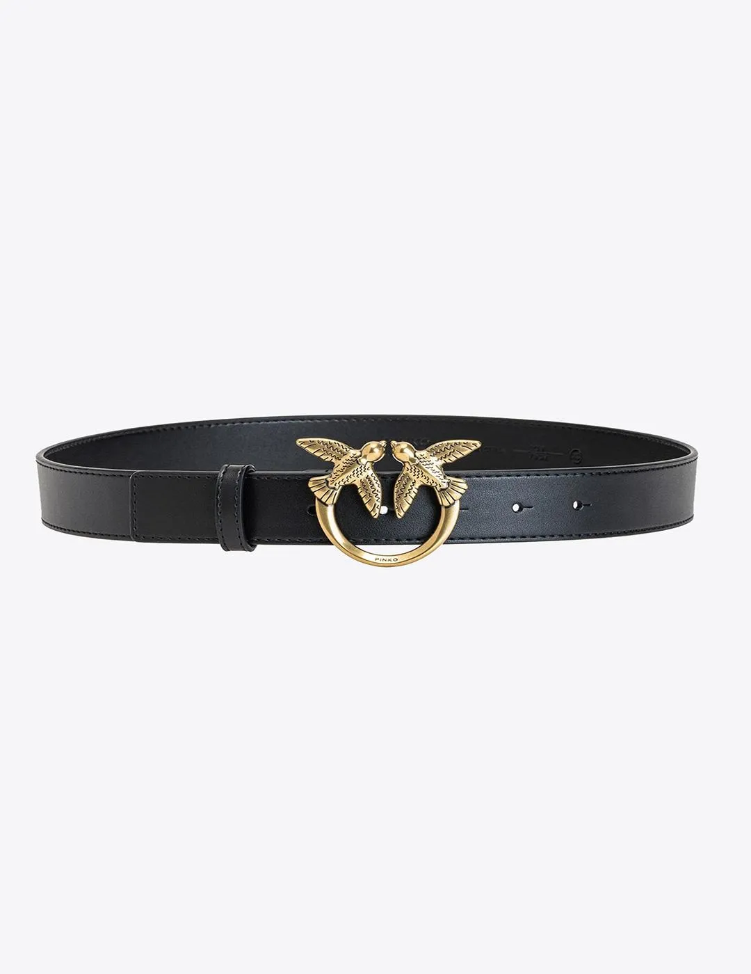 PINKO Love Birds Leather Belt