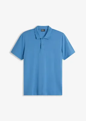 Crystal Blue Short Sleeve Piqué Polo