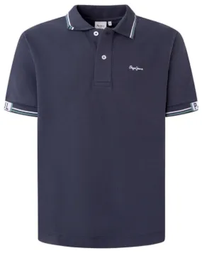 Polo Shirt with Embroidered Logo for Men by Pepe Jeans.