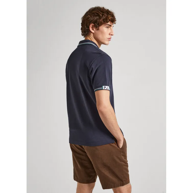 Polo Shirt with Embroidered Logo for Men by Pepe Jeans.