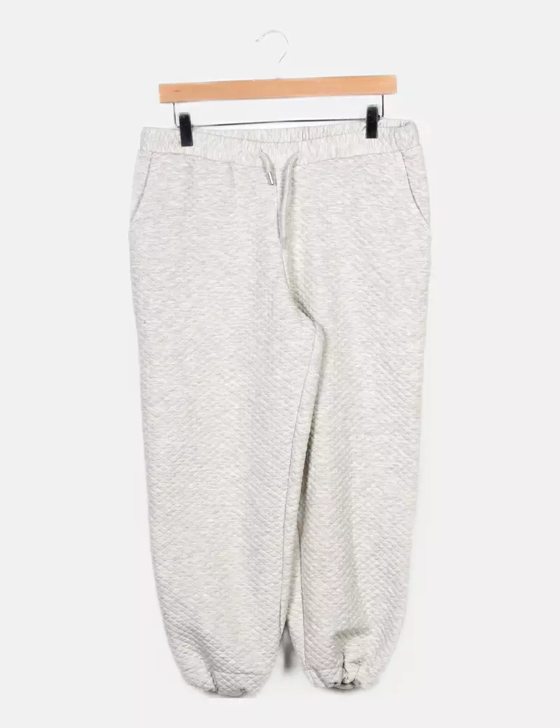 Gray Textured Primark Jogger