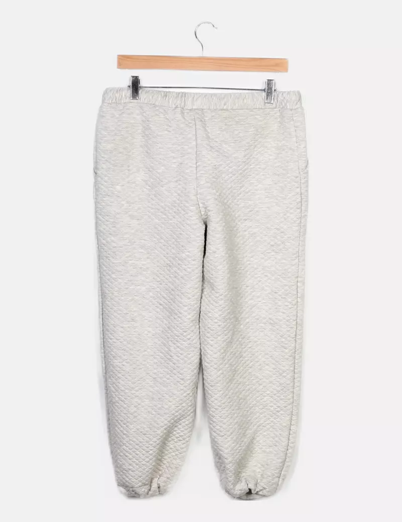 Gray Textured Primark Jogger