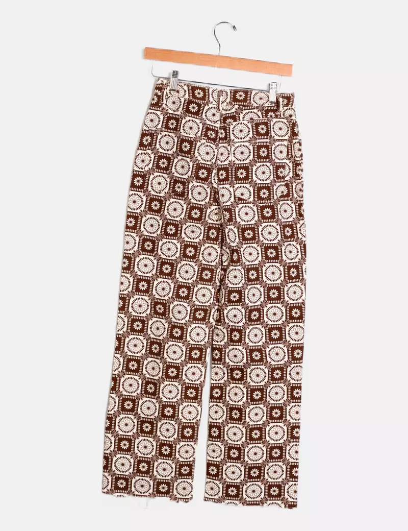 Bicolor Printed Primark Pants