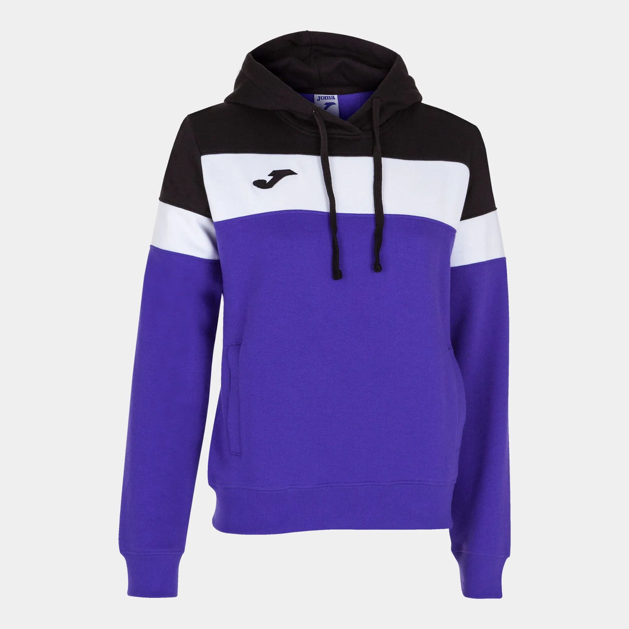 Purple Black White Women's Hooded Sweatshirt Crew IV.