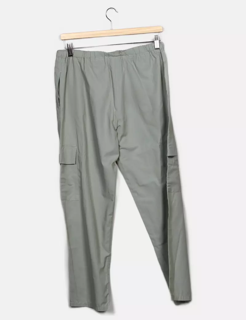 Red Straight Cargo Pants