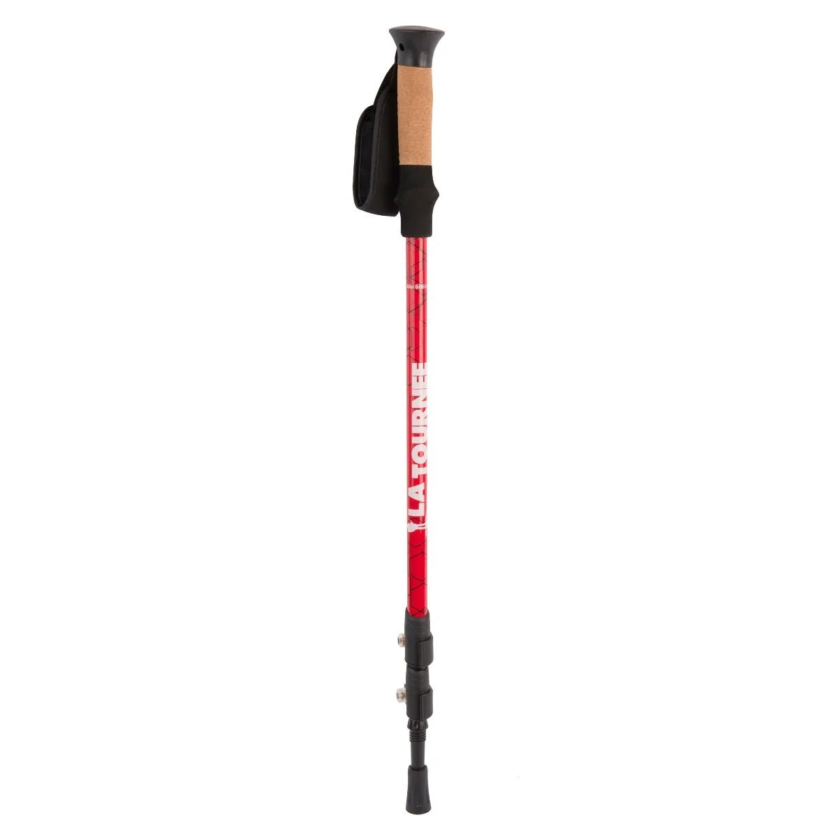 Red Trekking Pole La Tournee Clip 6061