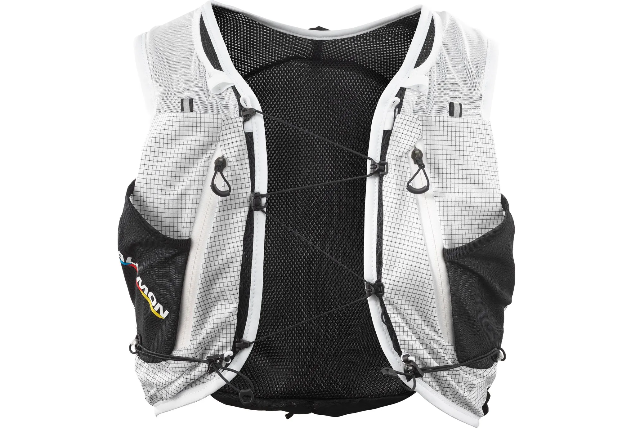 Salomon ADV Skin Cross Race Flag hydration vest.