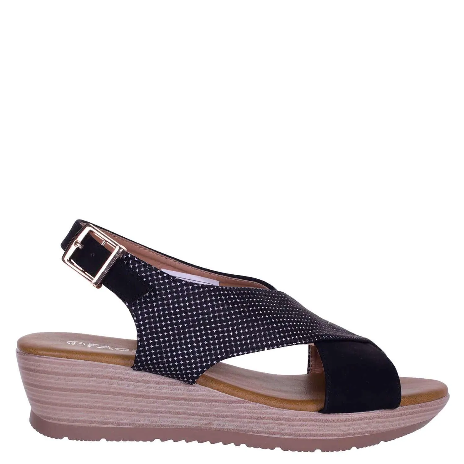 Low Wedge Crossed Sandal 4ss7822