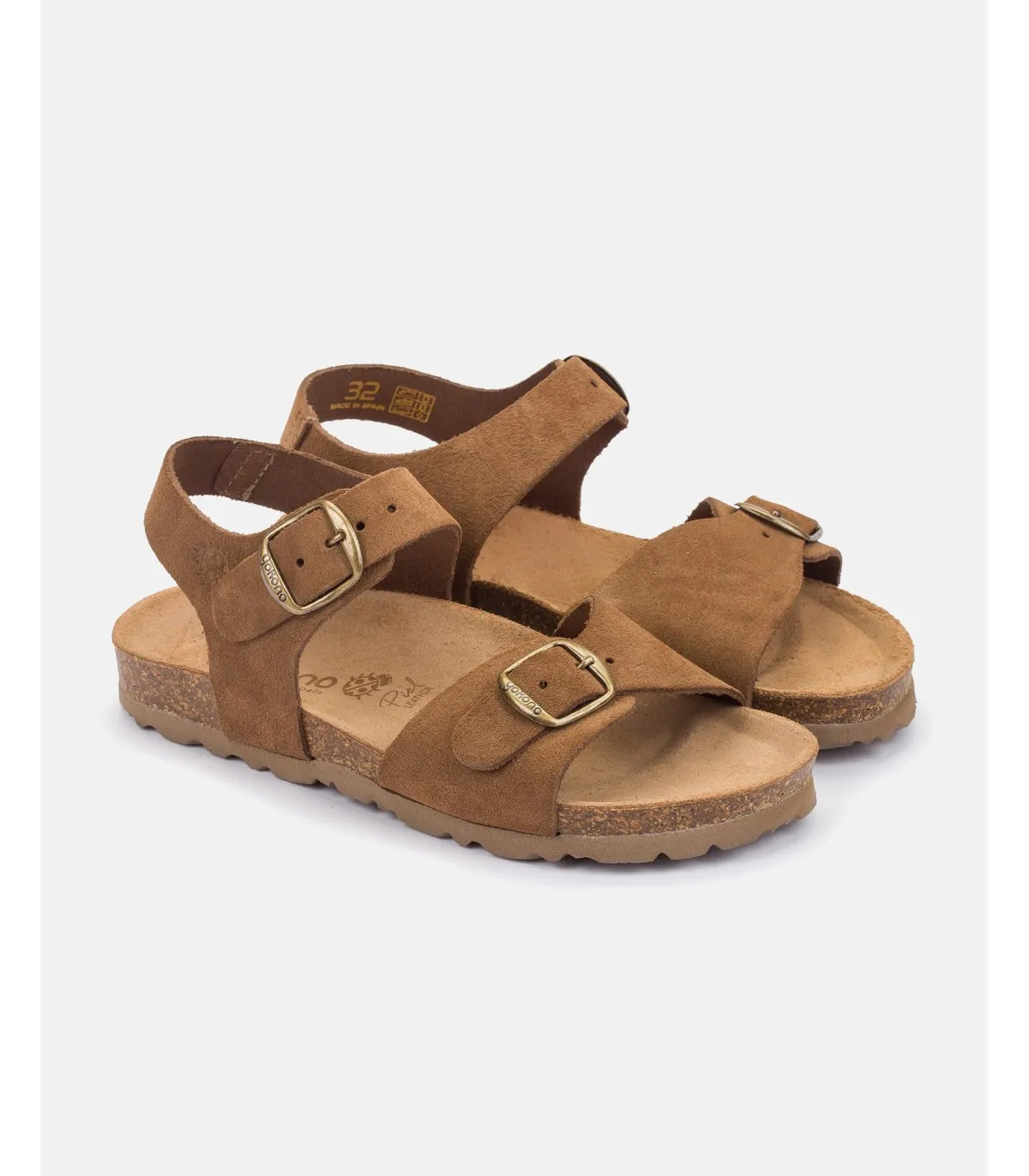 Flat leather sandal JAMAICA-045