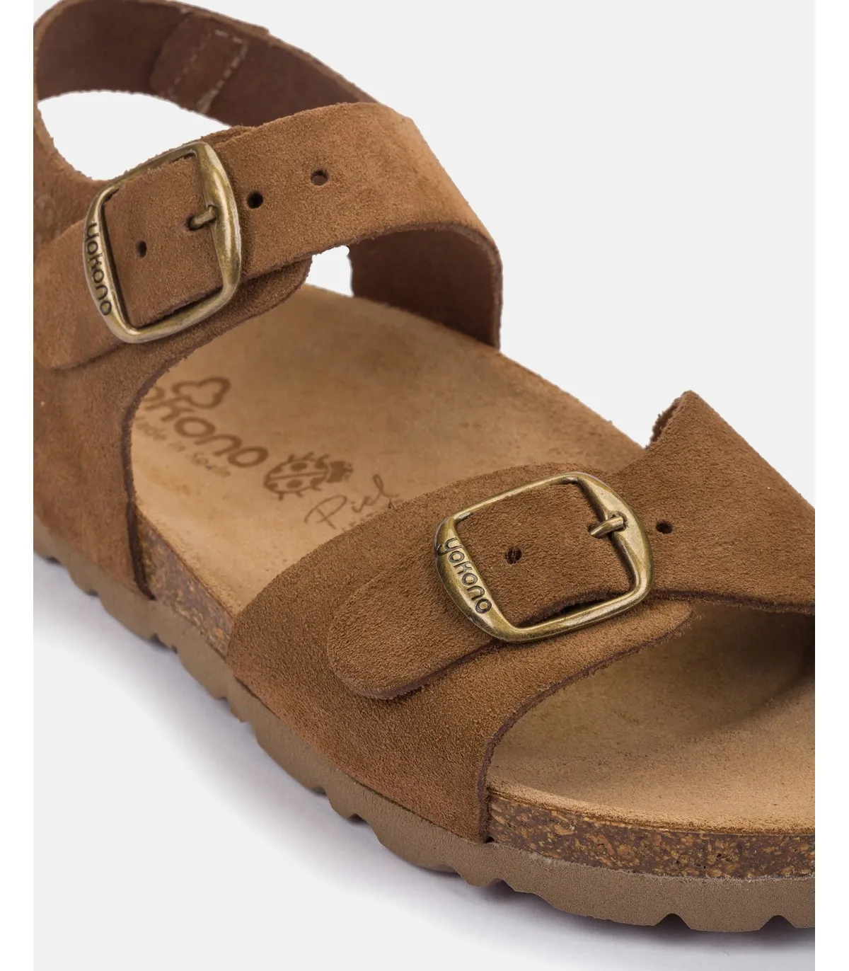 Flat leather sandal JAMAICA-045