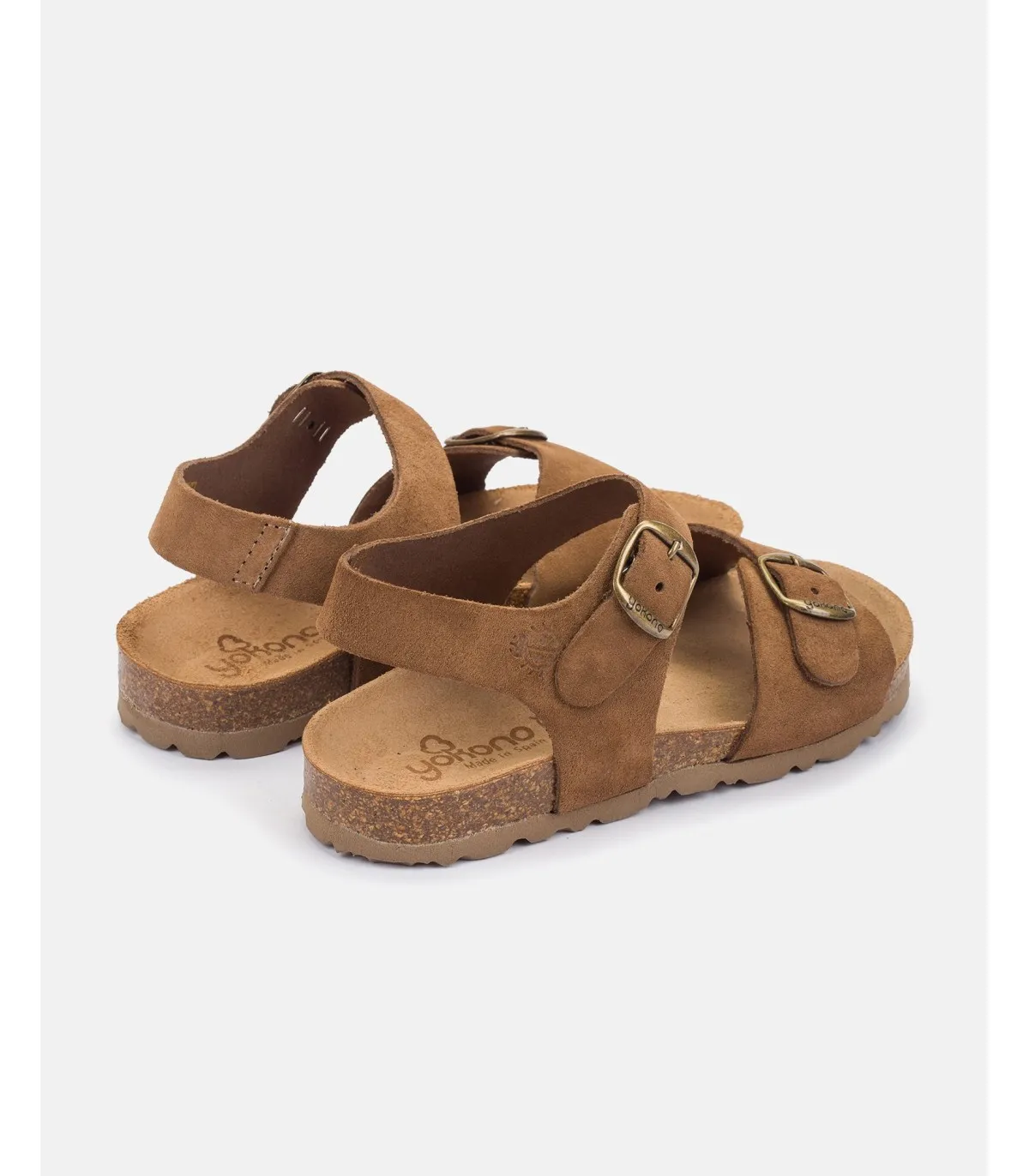 Flat leather sandal JAMAICA-045