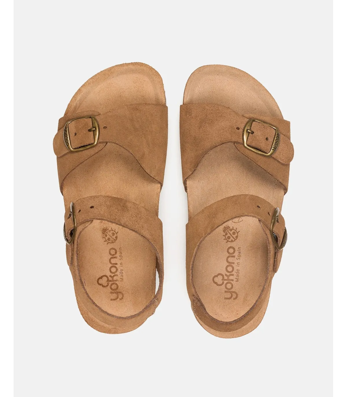 Flat leather sandal JAMAICA-045