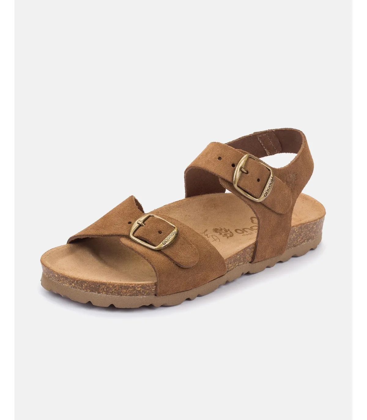 Flat leather sandal JAMAICA-045