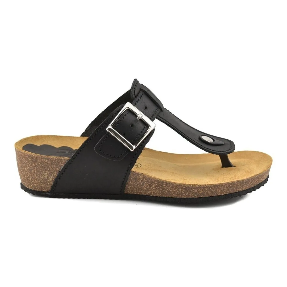 Black leather Bio sandals by