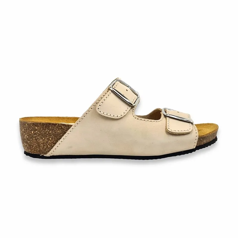 Sandalias Mujer Bio Piel Blusandal - Arena 701BLU