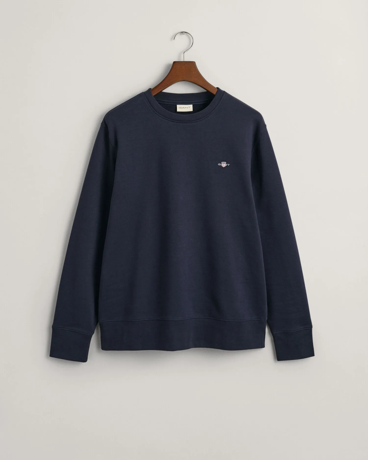 Seasonal Essential Round Neck Sweatshirt with Archive Shield Embroidery