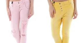 Sexy Woman Ladies Stock Jeans and Pants for Spring/Summer.