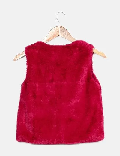 Fuchsia Teddy Sphere Vest